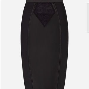 Dolce and Gabbana lingerie style pencil skirt